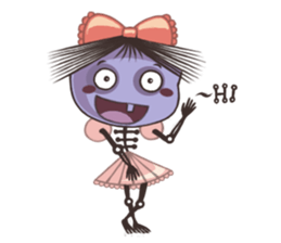 A Lovely Teenager Cartoon Girl sticker #10986786