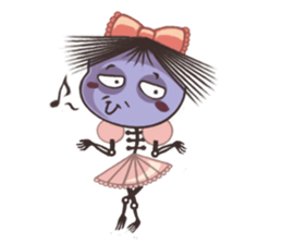 A Lovely Teenager Cartoon Girl sticker #10986787