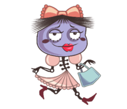 A Lovely Teenager Cartoon Girl sticker #10986793