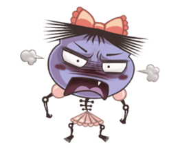 A Lovely Teenager Cartoon Girl sticker #10986800