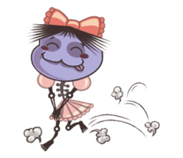 A Lovely Teenager Cartoon Girl sticker #10986803