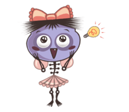 A Lovely Teenager Cartoon Girl sticker #10986805