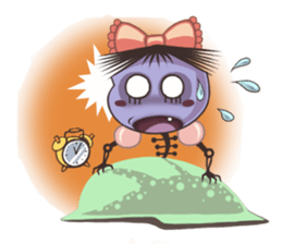 A Lovely Teenager Cartoon Girl sticker #10986807