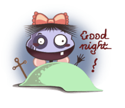 A Lovely Teenager Cartoon Girl sticker #10986811