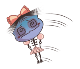 A Lovely Teenager Cartoon Girl sticker #10986812