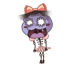 A Lovely Teenager Cartoon Girl sticker #10986820