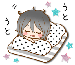 Girls of the indoor group sticker #10987027