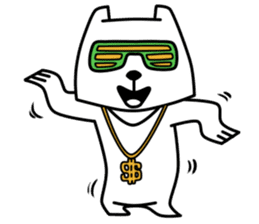 White Bear: Very Cute and Adorable sticker #10987667