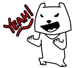 White Bear: Very Cute and Adorable sticker #10987696