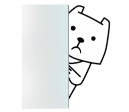White Bear: Very Cute and Adorable sticker #10987698