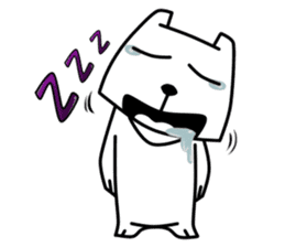White Bear: Very Cute and Adorable sticker #10987716