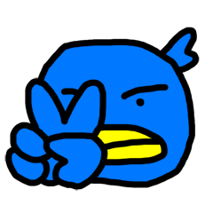 BlueBird with a Yellow beak 4 <Simple>