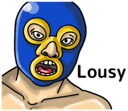 Funny pro wrestling sticker #10988464
