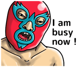 Funny pro wrestling sticker #10988469