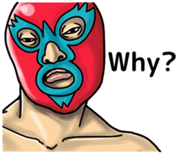 Funny pro wrestling sticker #10988470