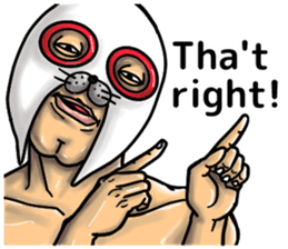 Funny pro wrestling sticker #10988481