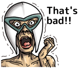 Funny pro wrestling sticker #10988485