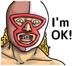 Funny pro wrestling sticker #10988500
