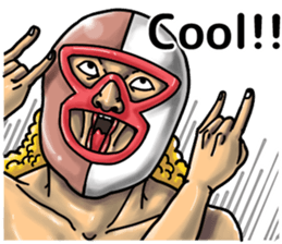 Funny pro wrestling sticker #10988502