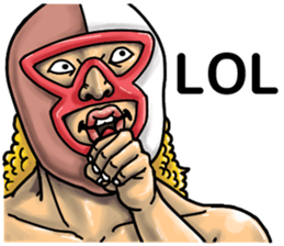 Funny pro wrestling sticker #10988503