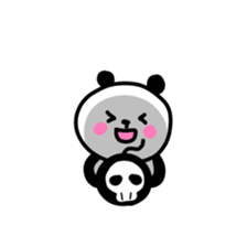 Smiling panda 6 sticker #10988580