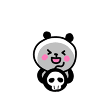Smiling panda 6 sticker #10988580