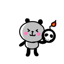 Smiling panda 6 sticker #10988581