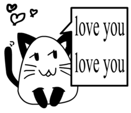 a cute cat sticker #10988595
