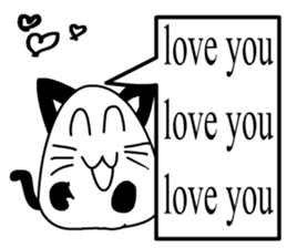 a cute cat sticker #10988596