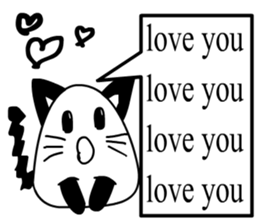 a cute cat sticker #10988597