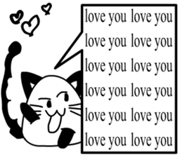 a cute cat sticker #10988600