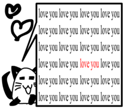 a cute cat sticker #10988602