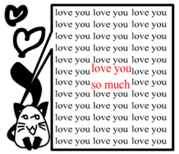 a cute cat sticker #10988603