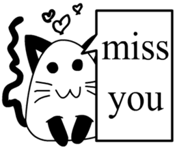 a cute cat sticker #10988614