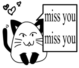 a cute cat sticker #10988615