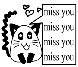 a cute cat sticker #10988617