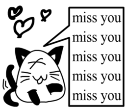 a cute cat sticker #10988618