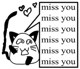 a cute cat sticker #10988619