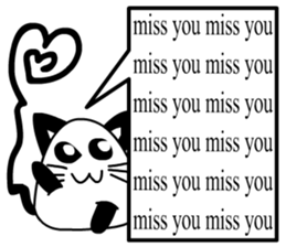 a cute cat sticker #10988620