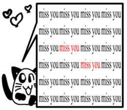 a cute cat sticker #10988622