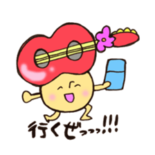 Live house mushroom 2  go to music fes sticker #10989025