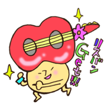 Live house mushroom 2  go to music fes sticker #10989026