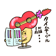 Live house mushroom 2 go to music fes sticker #10989028