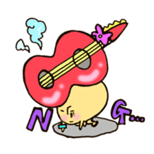 Live house mushroom 2 go to music fes sticker #10989030