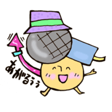 Live house mushroom 2 go to music fes sticker #10989051