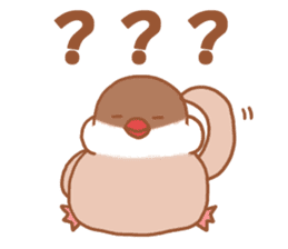 Lady cinnamon java sparrow Cinnamonchan sticker #10989284