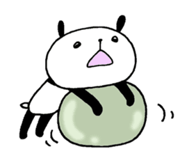 Playful Osaka panda*Senility* sticker #10989556