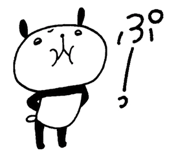Playful Osaka panda*Senility* sticker #10989563