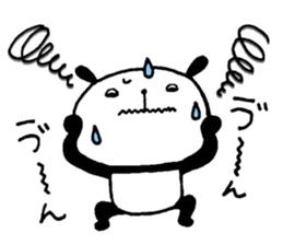 Playful Osaka panda*Senility* sticker #10989575