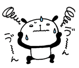 Playful Osaka panda*Senility* sticker #10989575
